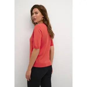 Pullover mit Rundhalsausschnitt Frau KAFFE Lizza image-4
