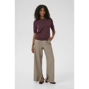 Camisola de gola redonda para mulher KAFFE Lizza image-1