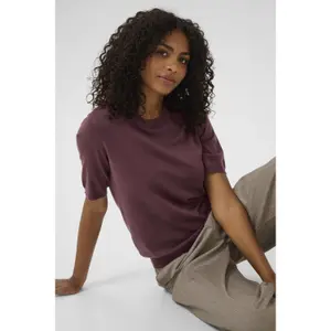 Camisola de gola redonda para mulher KAFFE Lizza image-3
