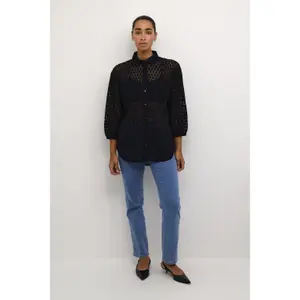 Camisa de renda feminina KAFFE Loren image-1