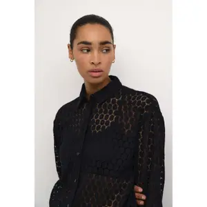 Camisa de renda feminina KAFFE Loren image-5