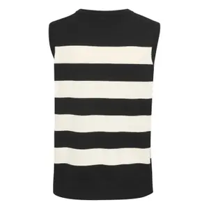 Camisola de alças às riscas para mulher KAFFE Lizza image-3
