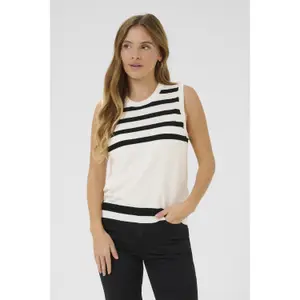 Gestreiftes Tanktop, Damen KAFFE Lizza image-3