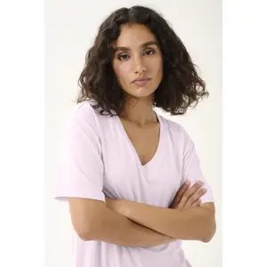 Women's V-neck T-shirt KAFFE Frida image-5