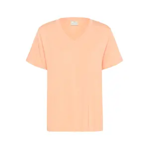 T-shirt com decote em V para mulher KAFFE Frida image-1