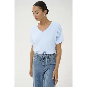 Women's V-neck T-shirt KAFFE Frida image-4