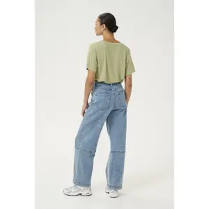T-shirt com decote em V para mulher KAFFE Frida image-2