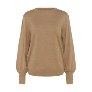 Jersey de cuello redondo para mujer KAFFE Lizza image-0