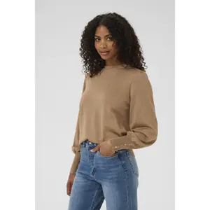 Jersey de cuello redondo para mujer KAFFE Lizza image-5