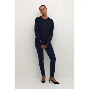 Pullover mit Rundhalsausschnitt Frau KAFFE Lizza image-1