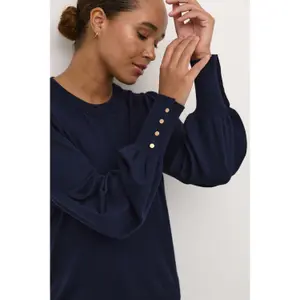 Pullover mit Rundhalsausschnitt Frau KAFFE Lizza image-5
