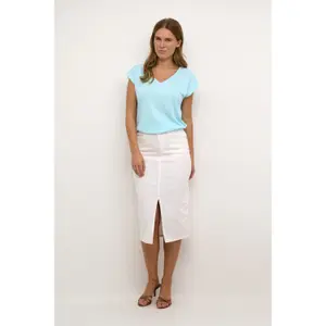 Denim skirt for women KAFFE Zelina image-2