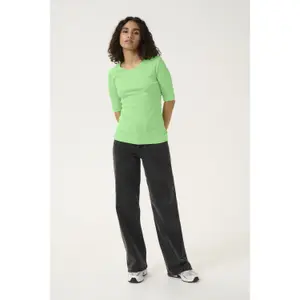 T-shirt de mulher KAFFE Carna image-1