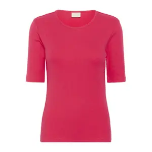 T-shirt de mulher KAFFE Carna image-0