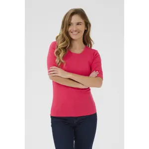 T-shirt de mulher KAFFE Carna image-1