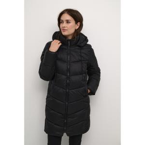 Lang dunjakke til kvinder KAFFE Susanne image-1