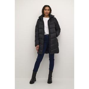 Lang dunjakke til kvinder KAFFE Susanne image-3