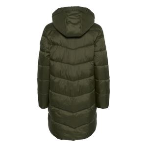 Lang dunjakke til kvinder KAFFE Susanne image-3