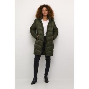 Lang dunjakke til kvinder KAFFE Susanne image-2