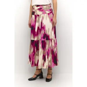 Nederdel til kvinder KAFFE Maxi Smock image-2