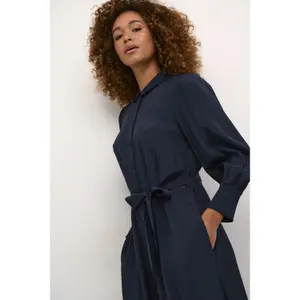 Women's shirt dress KAFFE Emine Oline image-5