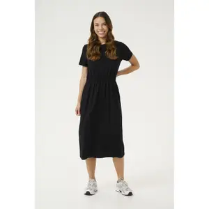 Vestido com cintura elástica mulher KAFFE Celina image-2