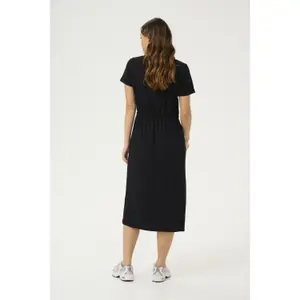 Vestido com cintura elástica mulher KAFFE Celina image-4