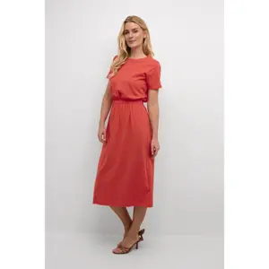 Vestido camiseta elástico mulher KAFFE Celina image-3