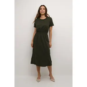 Vestido camiseta elástico mulher KAFFE Celina image-1