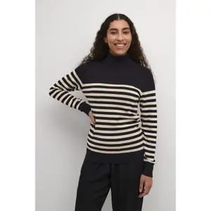 Sweter golf w paski damski KAFFE Lizza image-1