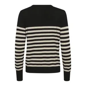 Gestreifter Strickpullover für Frauen KAFFE Lizza image-3