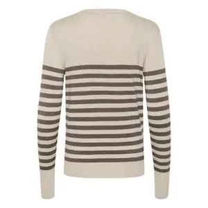 Gestreifter Strickpullover für Frauen KAFFE Lizza image-3