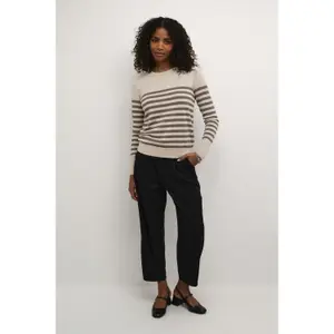 Gestreifter Strickpullover für Frauen KAFFE Lizza image-1