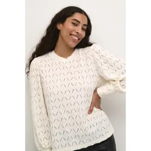 Blusa de renda para mulher KAFFE Tine image-5