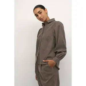 Women's long sleeve shirt KAFFE Hermine image-4