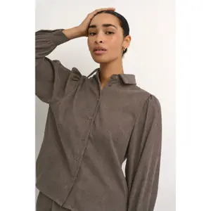 Women's long sleeve shirt KAFFE Hermine image-5