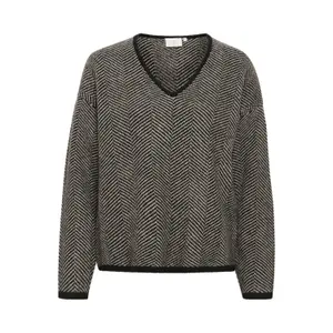 Women's V-neck sweater KAFFE Verana image-0