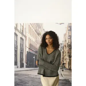 Women's V-neck sweater KAFFE Verana image-6