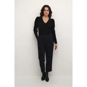 T-shirt de manga comprida feminina KAFFE Caca image-1