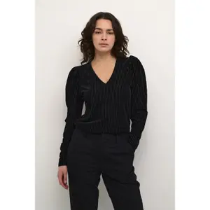 T-shirt de manga comprida feminina KAFFE Caca image-2