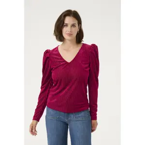 T-shirt de manga comprida feminina KAFFE Caca image-2