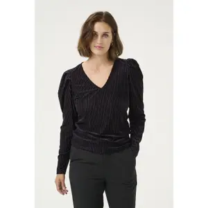 T-shirt de manga comprida feminina KAFFE Caca image-2