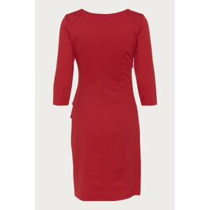 Tætsiddende kjole med V-hals og lange ærmer til kvinder KAFFE India 3/4 image-5