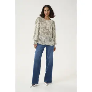 Blusa feminina KAFFE Trinike image-1