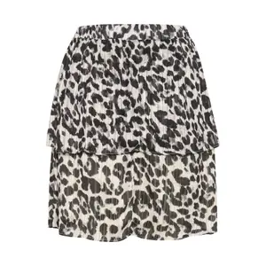 Women's skirt KAFFE Sepia image-4