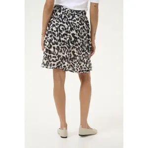 Women's skirt KAFFE Sepia image-5