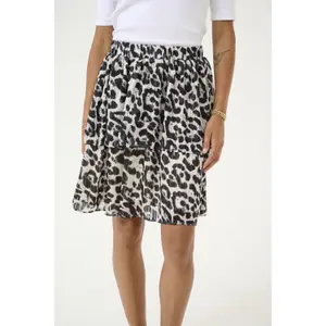 Women's skirt KAFFE Sepia image-3