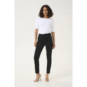 Women's high-waisted jeans KAFFE Dima image-1