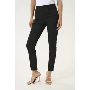 Women's high-waisted jeans KAFFE Dima image-2
