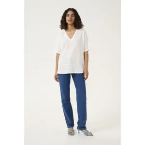 T-shirt de mulher KAFFE Debra image-1